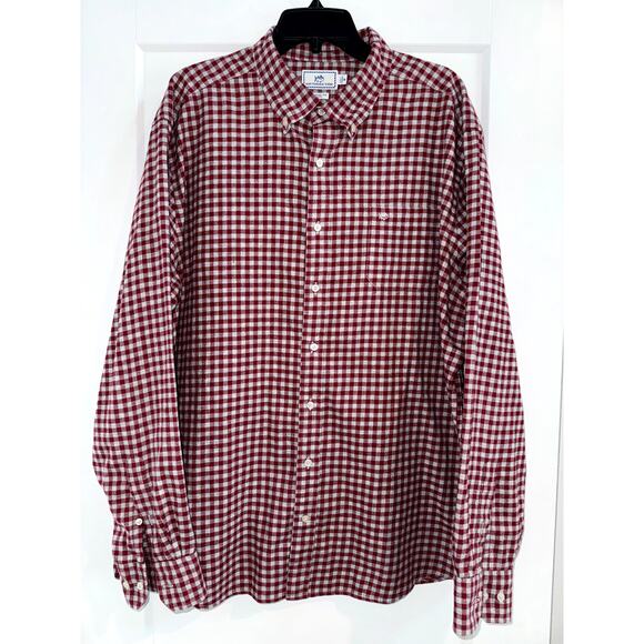 Southern Tide Men’s XXL Long Sleeve Button Up Flannel Shirt - Picture 1 of 7